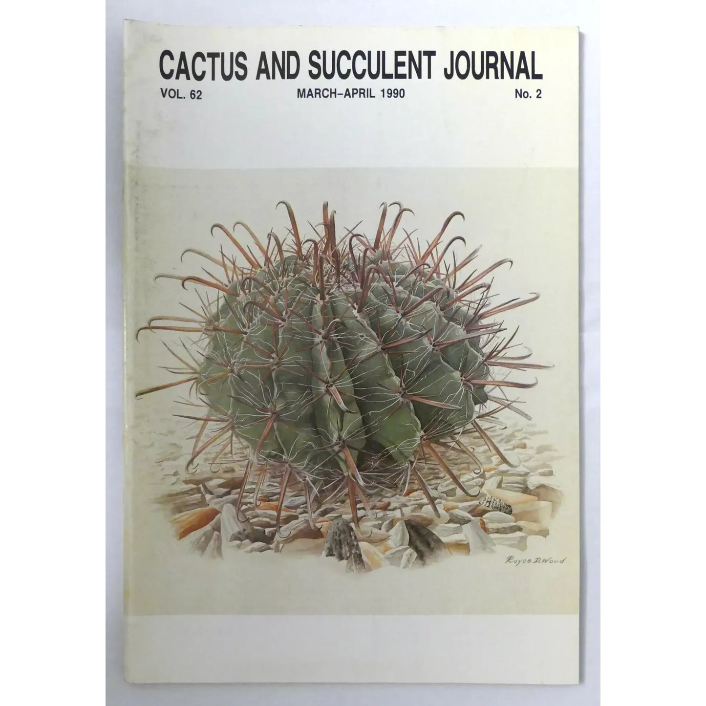 Cactus and Succulent Journal alt text does not contain a botanical name; unable to create SEO alt text.