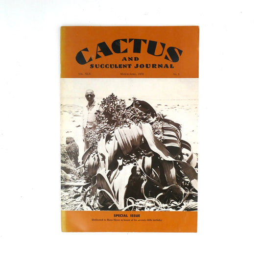 Cactus & Succulent journal Volume XLII, March-April 1970 number 2
