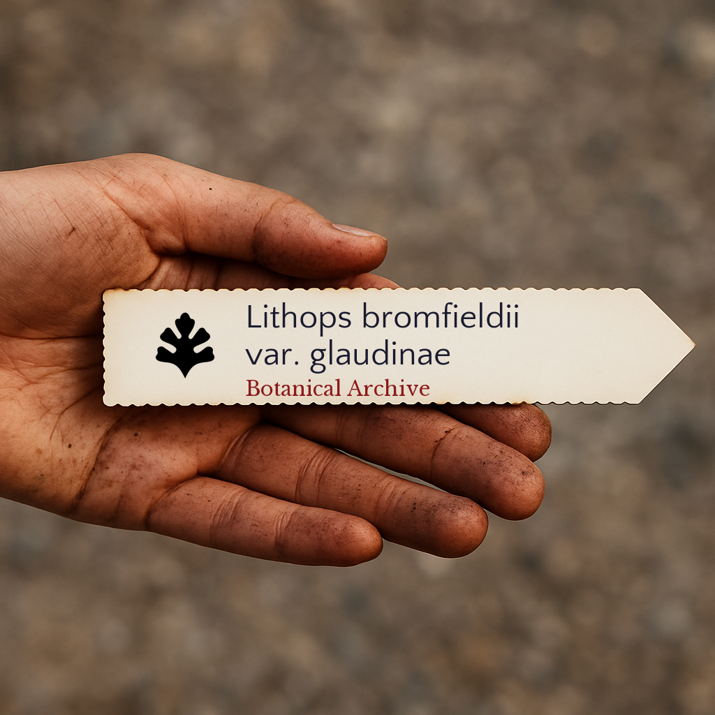 Lithops bromfieldii var. glaudinae SEEDS