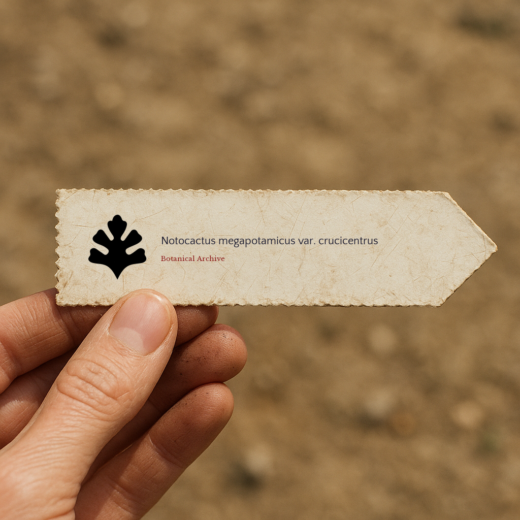 เมล็ดพันธุ์ โนโตแคคตัส เมกะพอตามิคัส วาริเอที ครูซิเซนทรัส