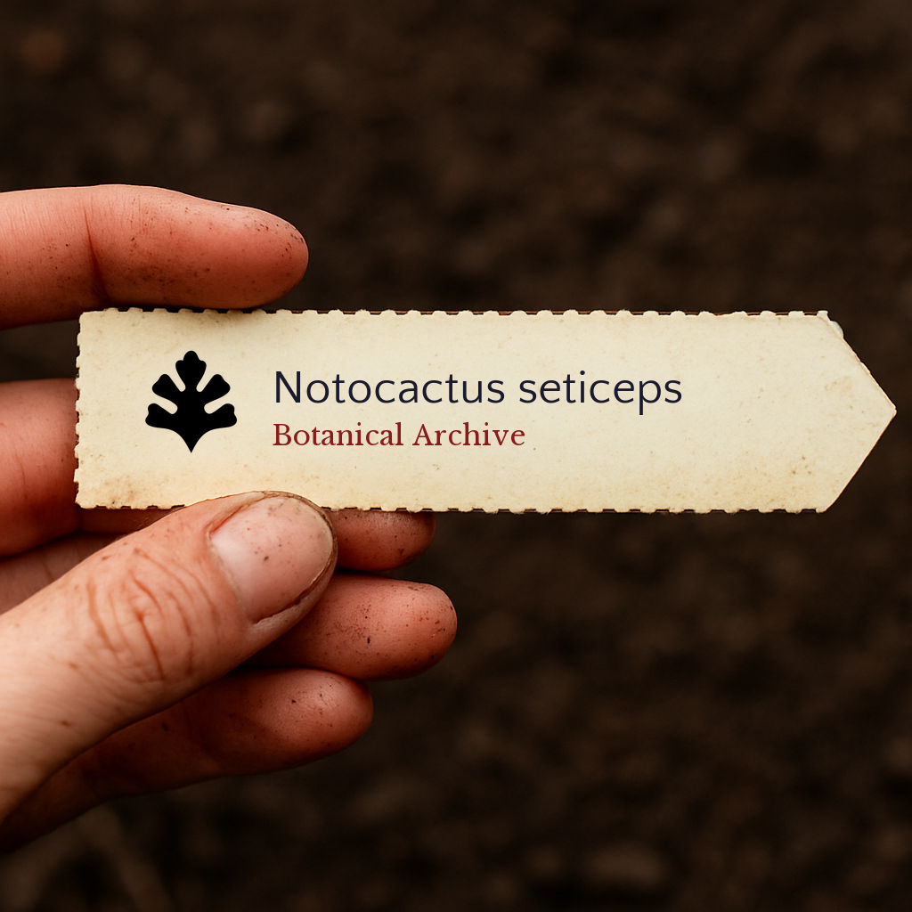 Notocactus seticeps SAMEN