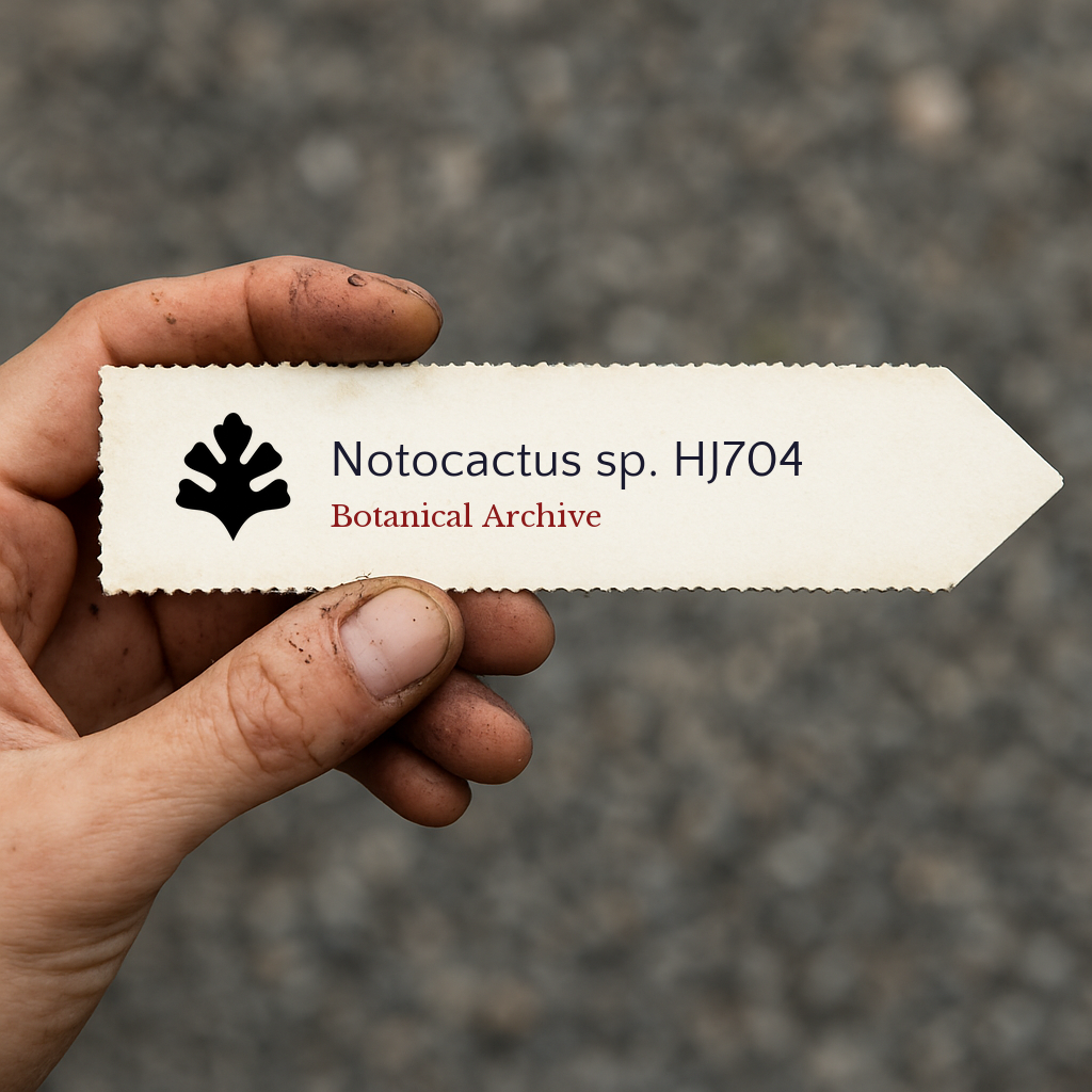 Notocactus sp. HJ704 SAMEN