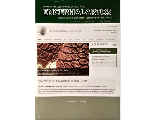 Encephalartos Journal March 2014 number 115