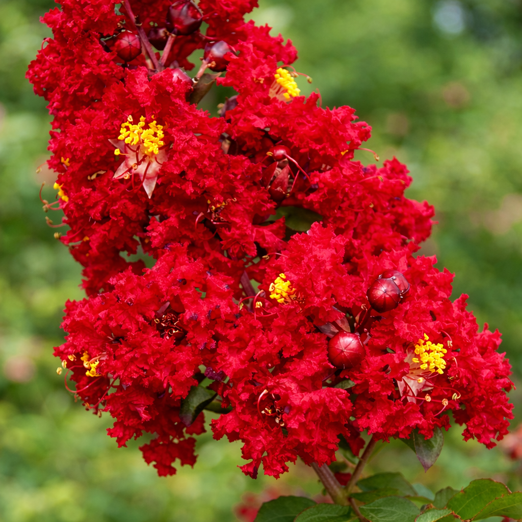Lagerstroemia Rumbling Red Lagerstroemia indica RED ROCKET | Bold Red Blooms | Buy Now