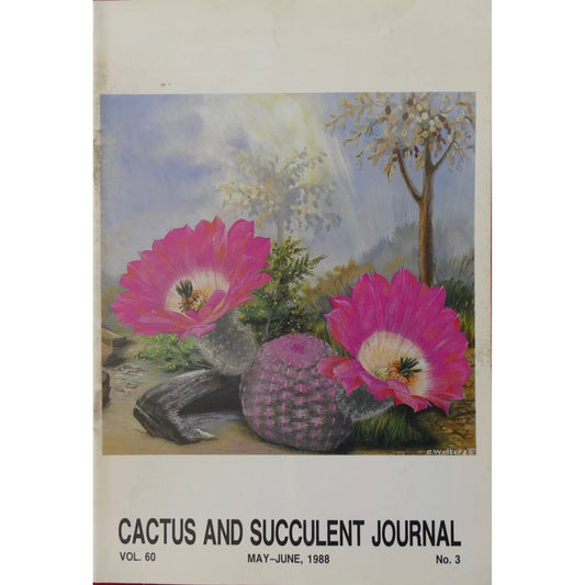 Cactus and Succulent Journal N.3 vol. 60 May-June, 1988