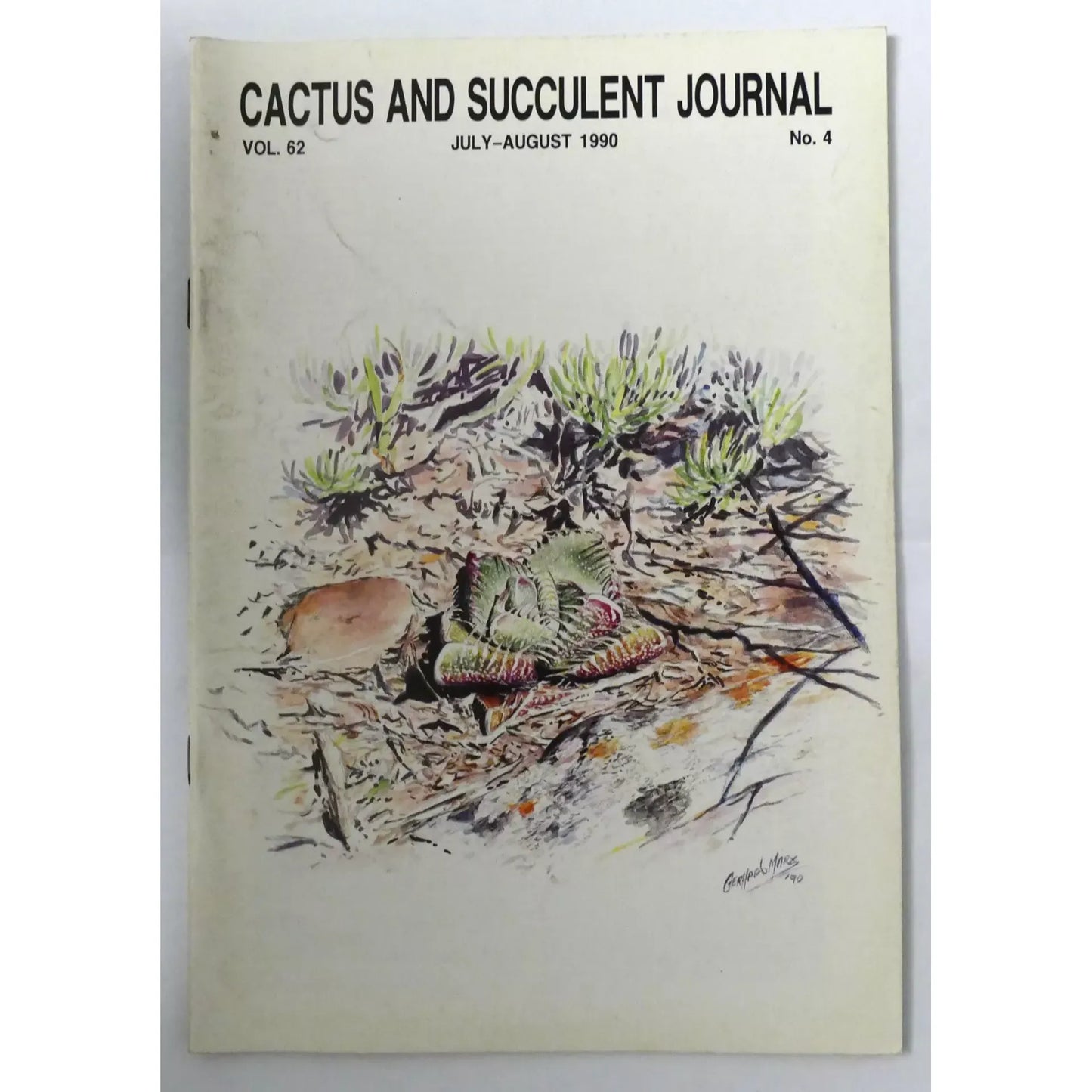 Cactus and Succulent Journal N.4 vol. 62 JULY-AUGUST 1990