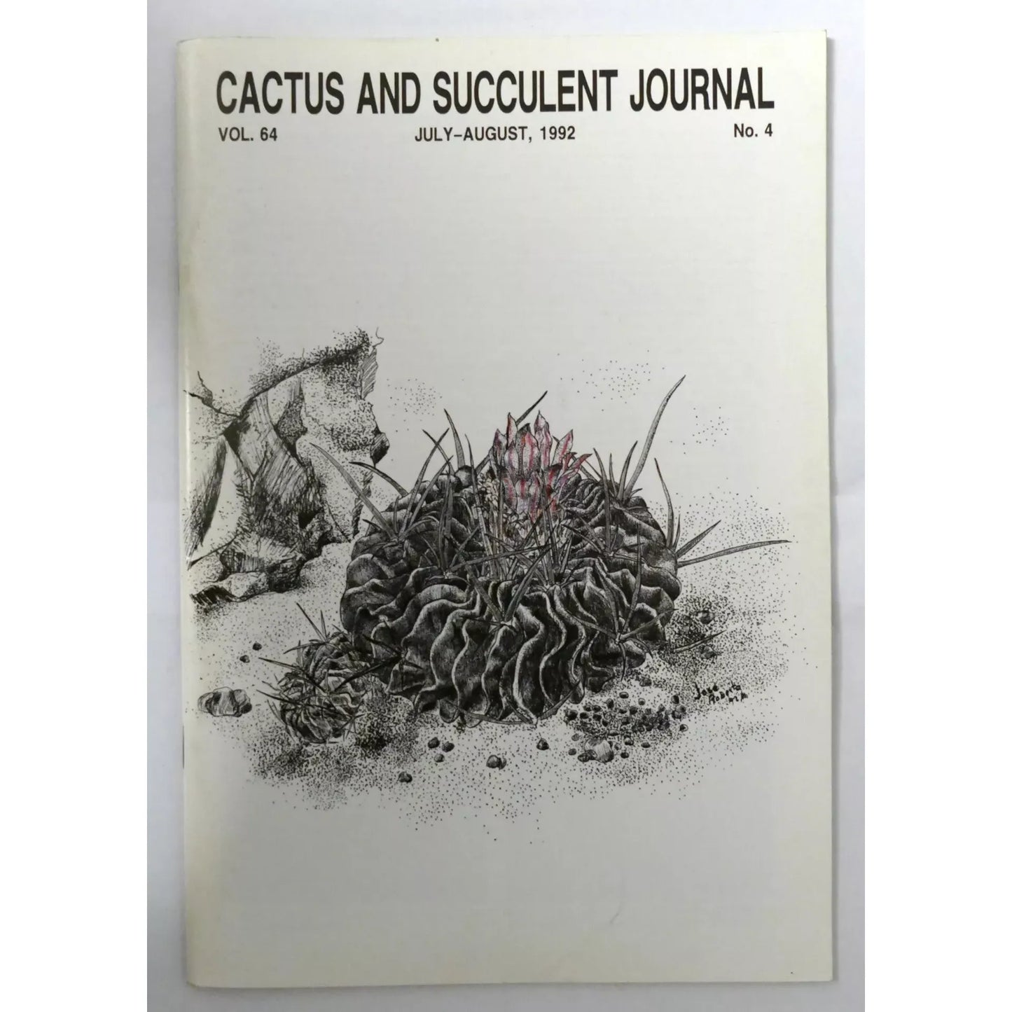 Cactus and Succulent Journal N.4 vol. 64 JULY-AUGUST, 1992