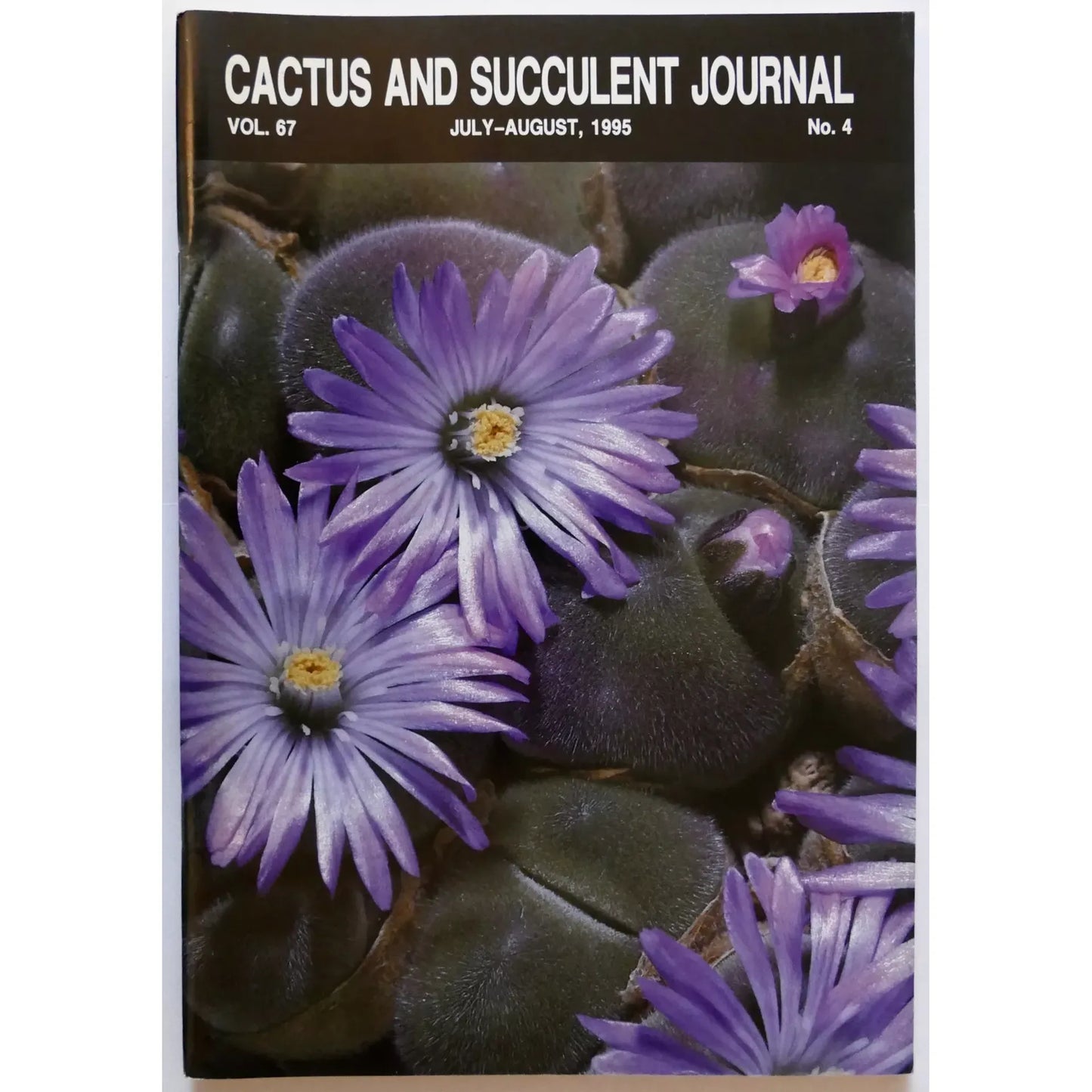 Cactus and Succulent Journal N.4 vol. 67 JULY-AUGUST, 1995