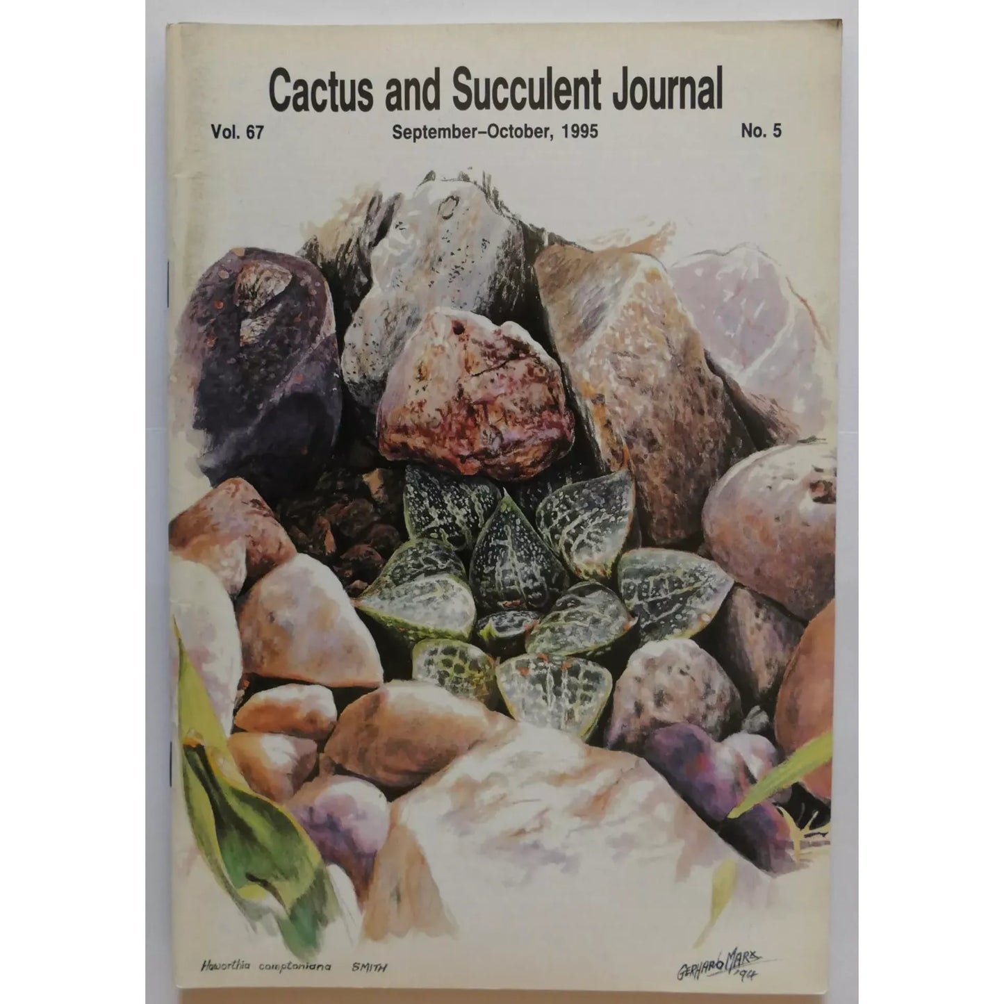 Cactus and Succulent Journal N.5 vol. 67 September-October, 1995