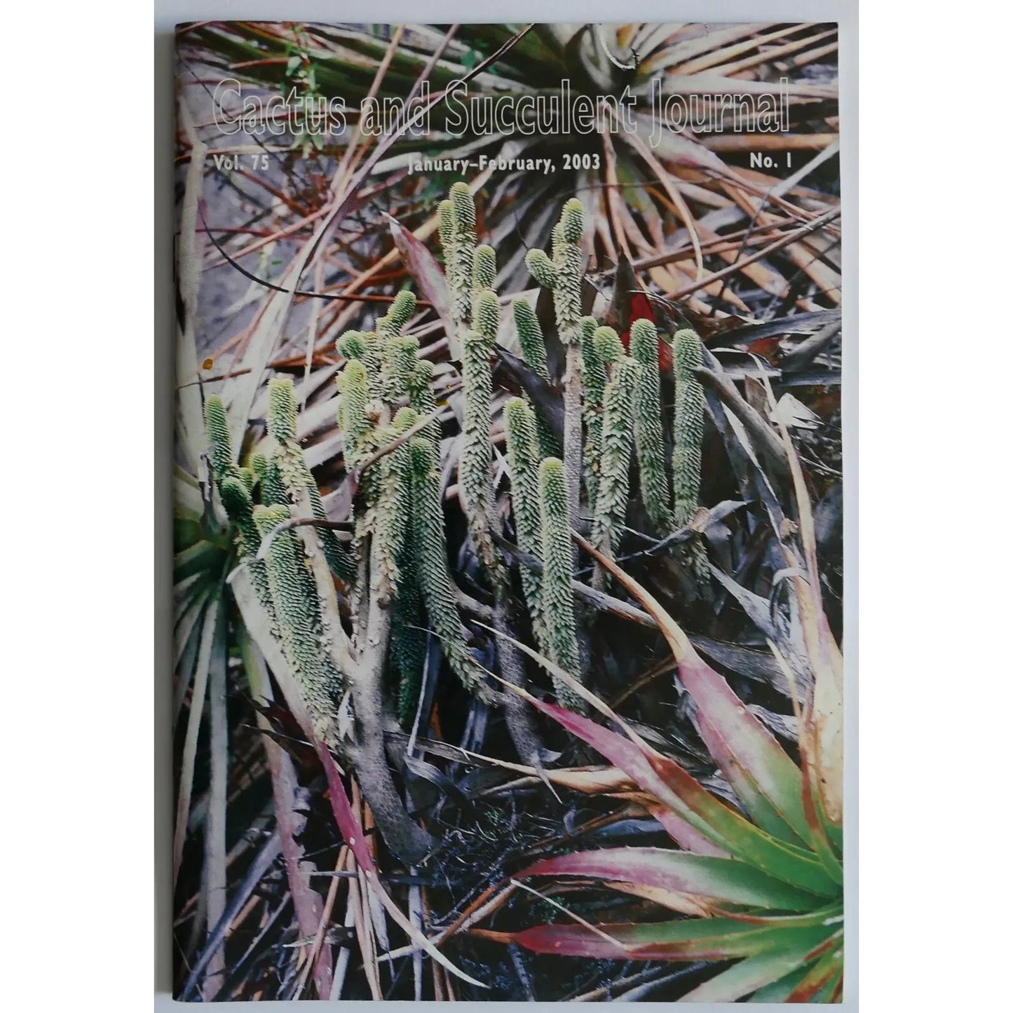 Cactus and Succulent Journal No.1 vol. 75 January-February 2003