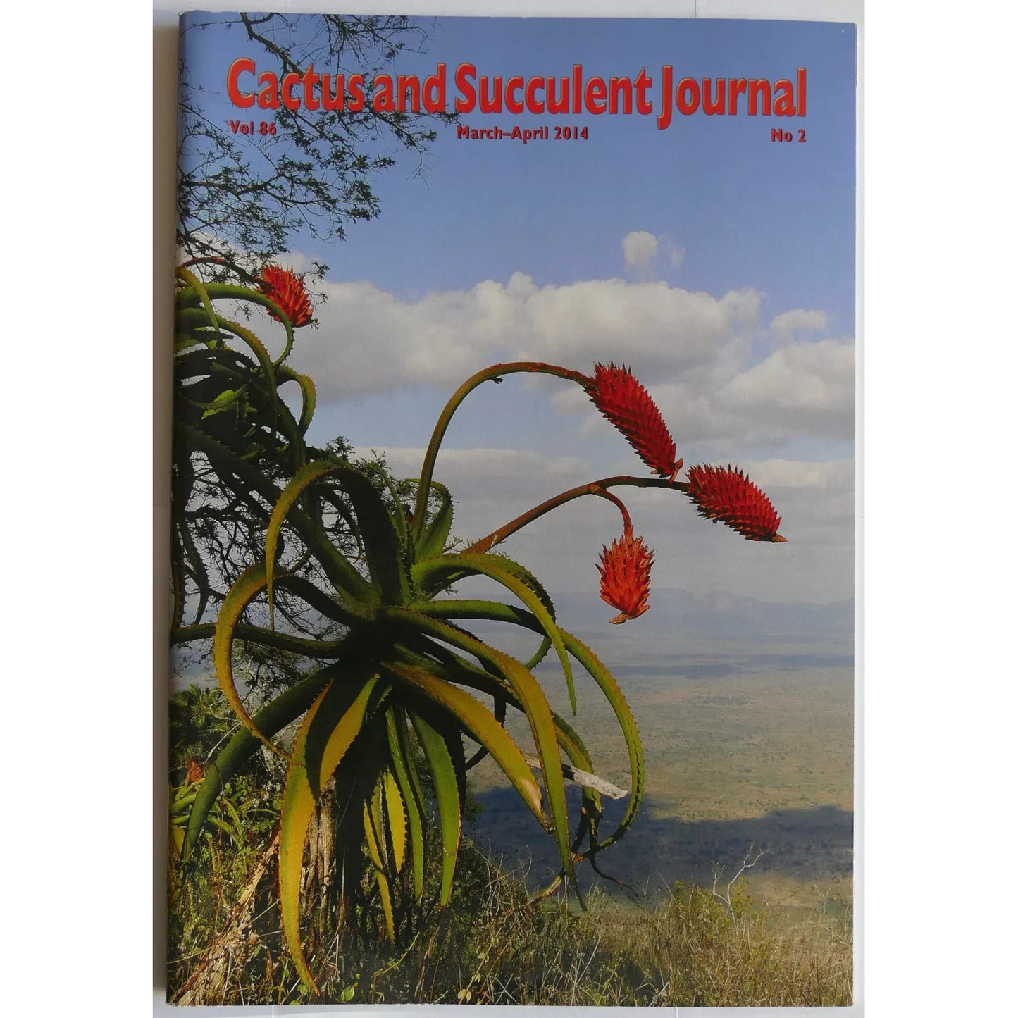 Cactus and Succulent Journal No.2 Vol 86 March-April 2014