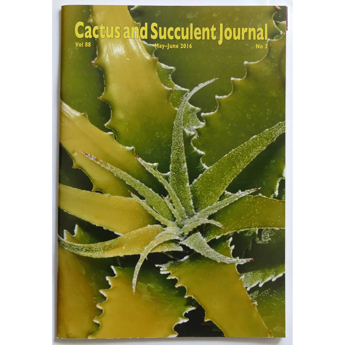 Cactus and Succulent Journal No.3 Vol 88 May-June 2016