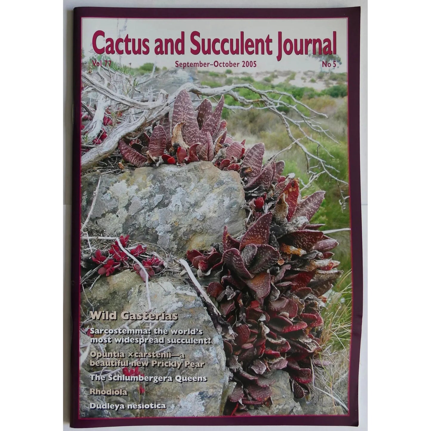 Cactus and Succulent Journal No.5 Vol 77 September-October 2005