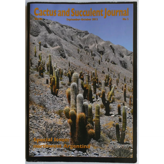 Cactus and Succulent Journal No.5 Vol 85 September-October 2013