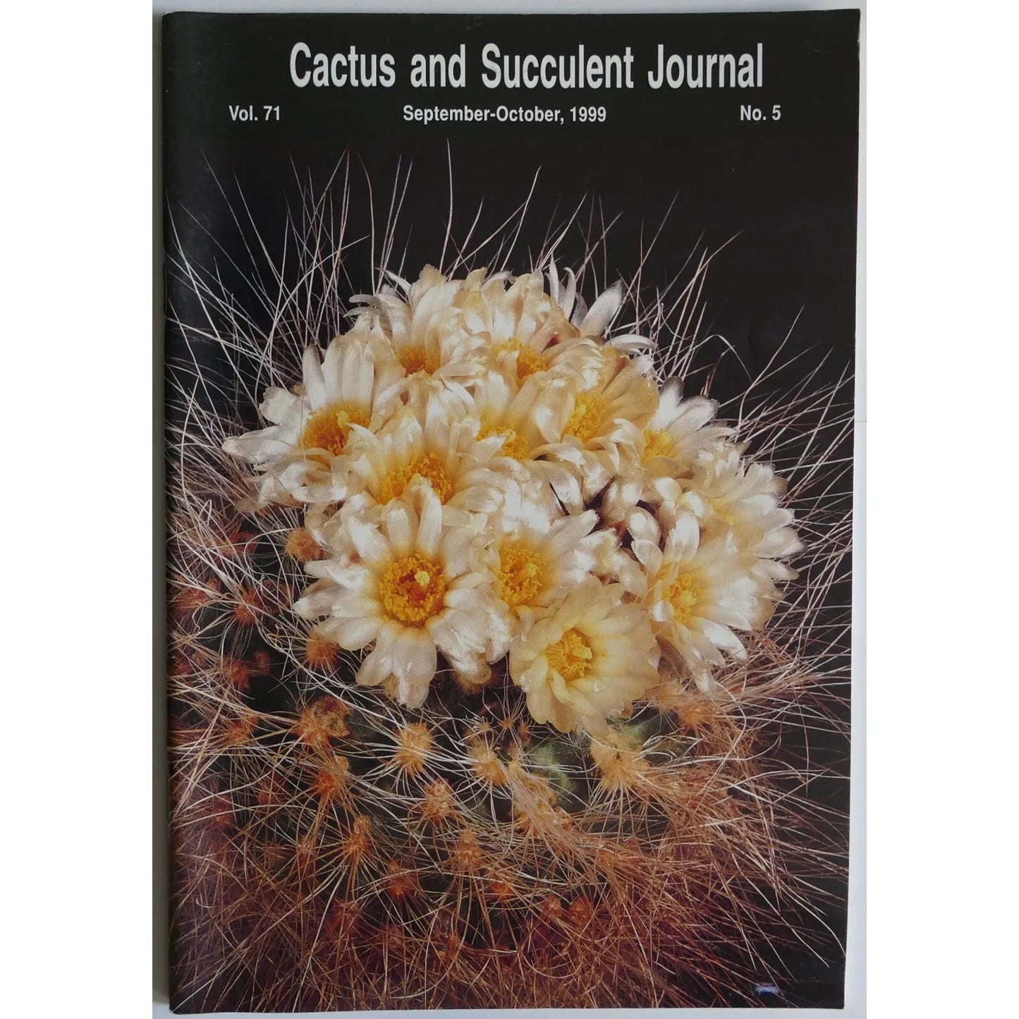 Cactus and Succulent Journal No.5 vol. 71 September-October, 1999