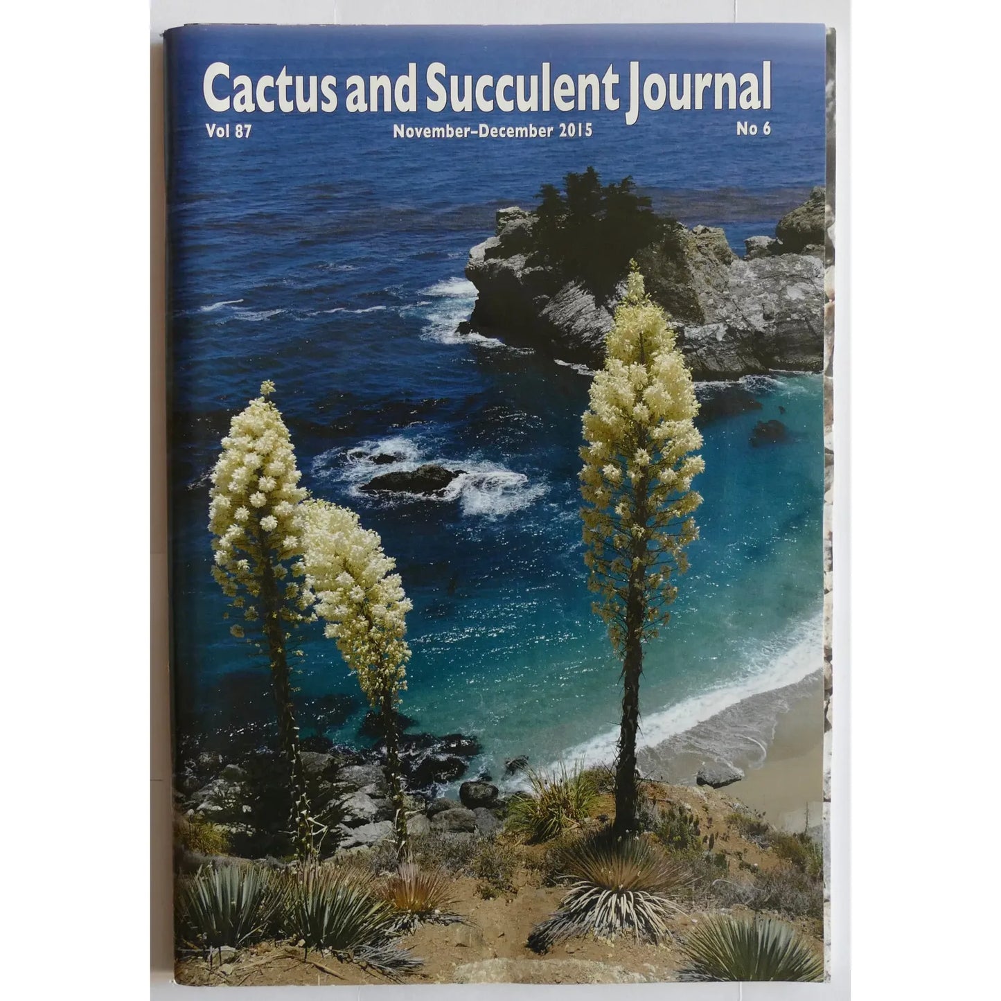 Cactus and Succulent Journal No.6 Vol 87 November-December 2015