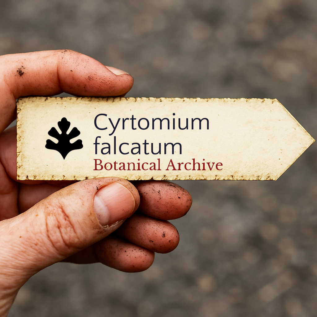 Cyrtomium falcatum SAMEN