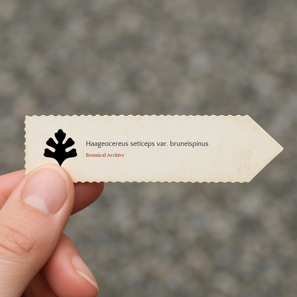 Haageocereus seticeps var. bruneispinus FRØ