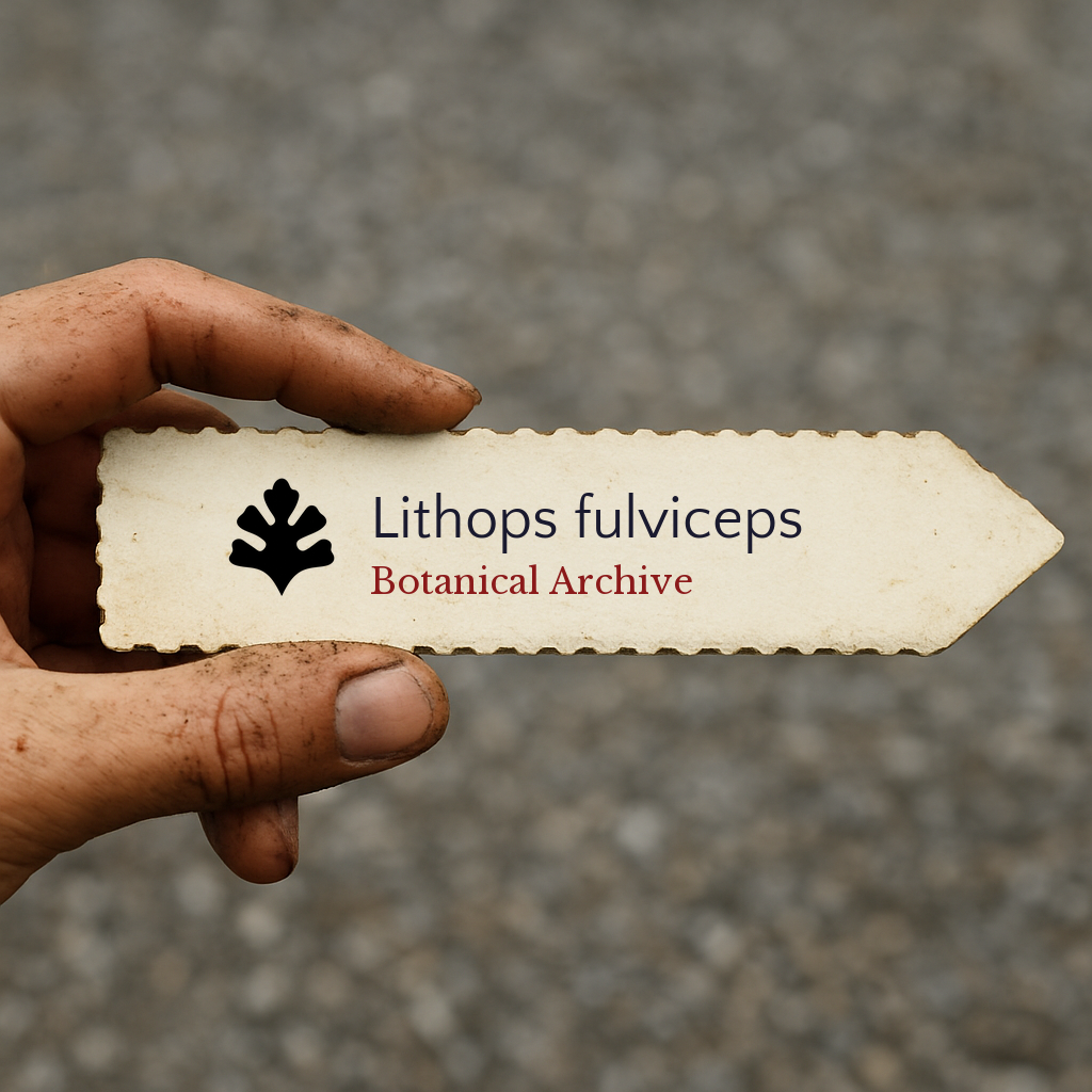 Lithops fulviceps SEEDS | Grow Unique Living Stones from Seed Today