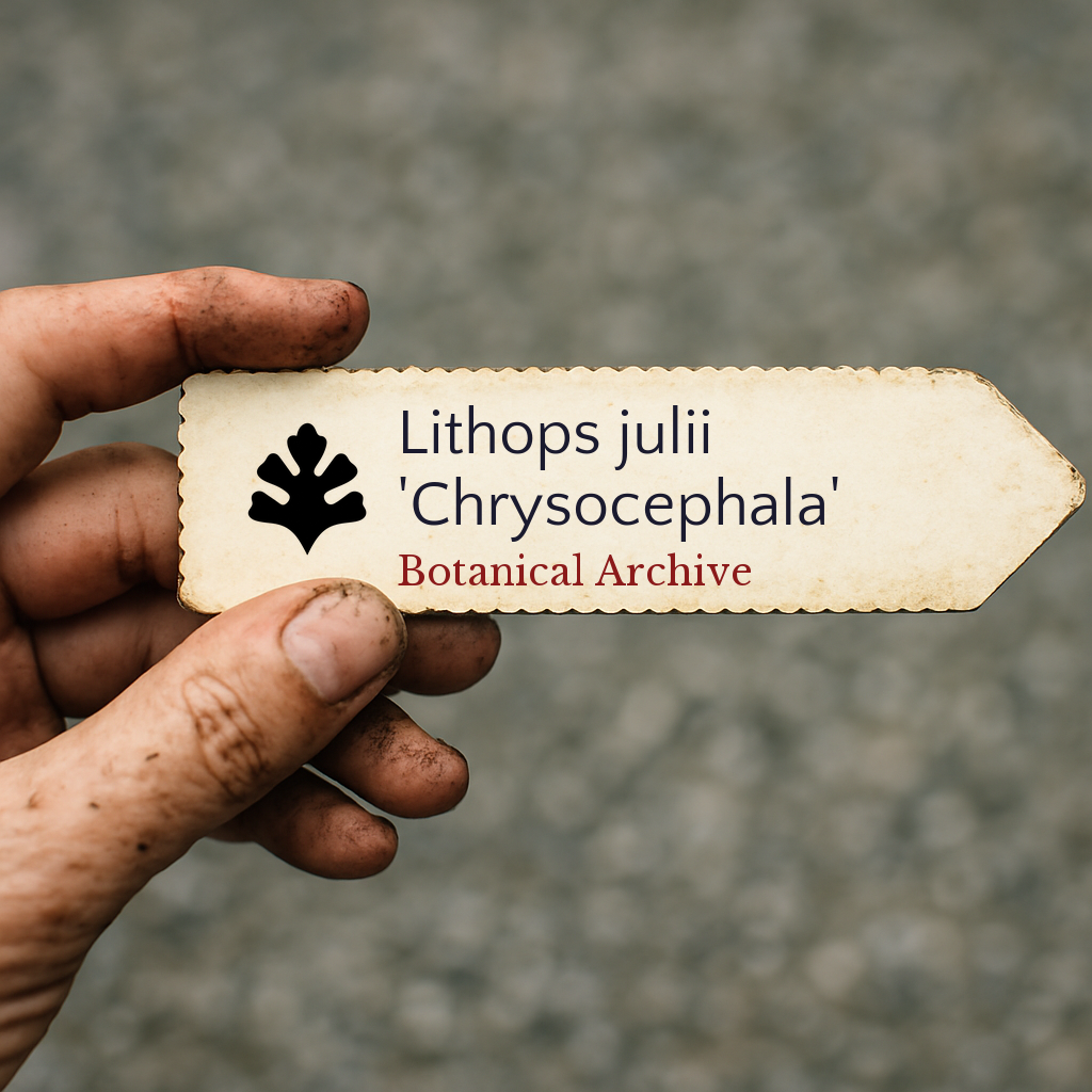 Lithops julii SEEDS | Buy Rare Succulent Seeds for Unique Gardens
