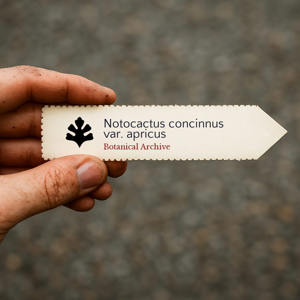 เมล็ดพันธุ์ โนโตแคกตัส คอนซินนัส วาริเอที้ แอพริคัส