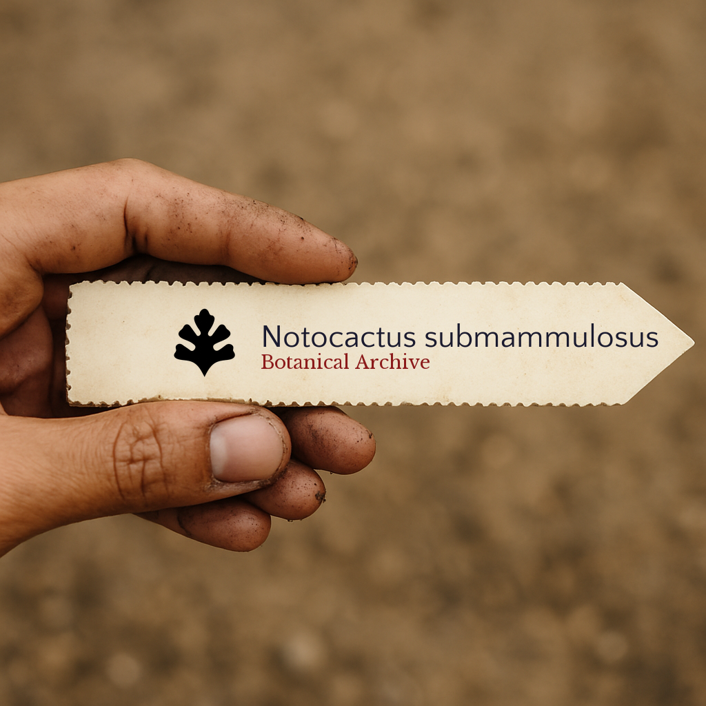 Notocactus submammulosus SAMEN