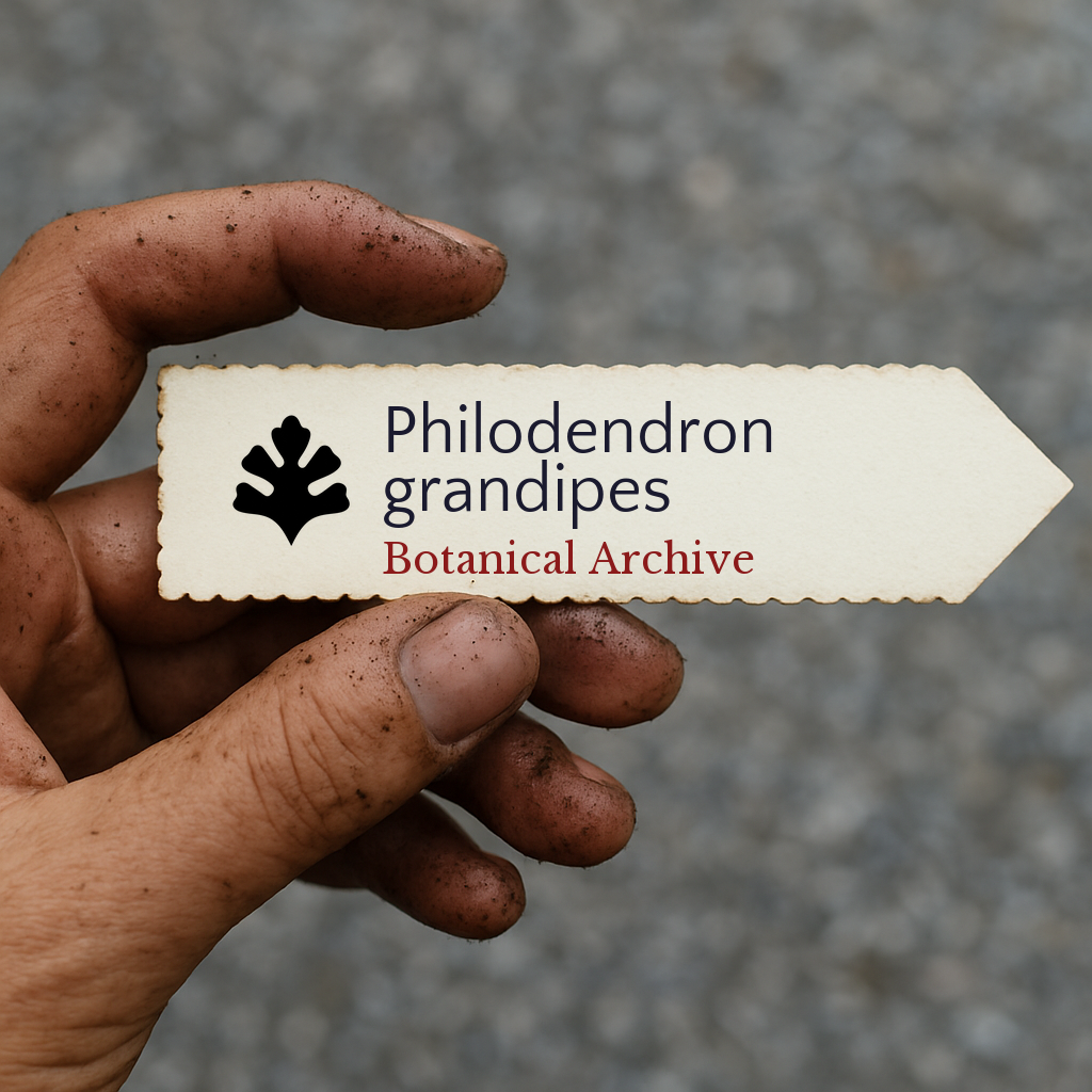 Philodendron grandipes SAMEN